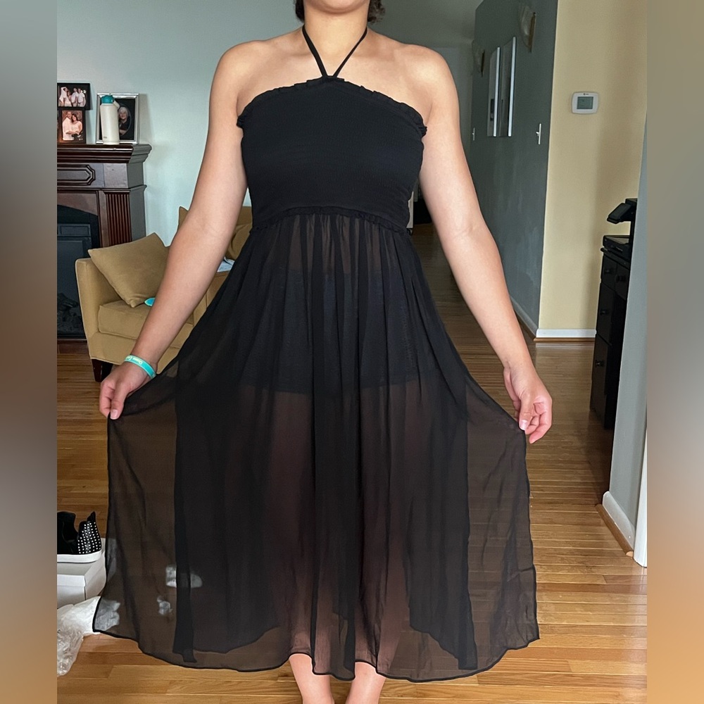 Lulu's Black Swim Coverup